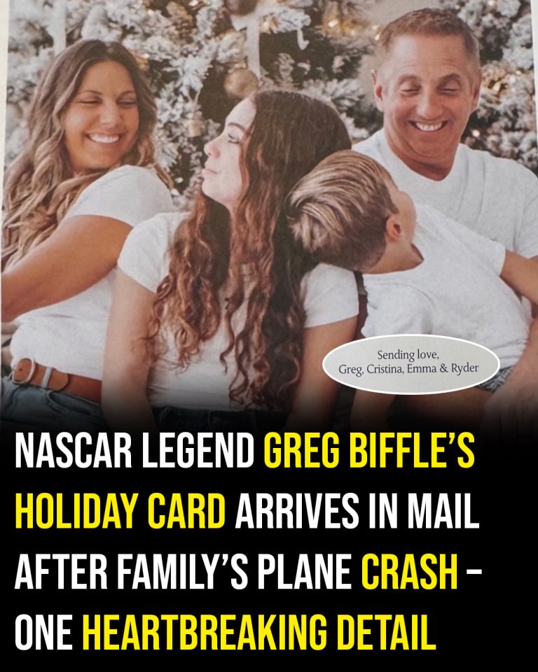 NASCAR’s late Greg Biffle’s family holiday card arrives