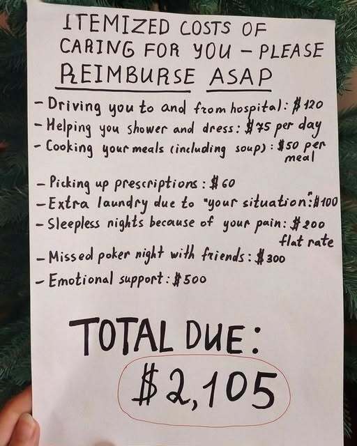 After My Surgery, I Found a Bill for Expenses of Taking Care of Me Taped to the Fridge – So I Taught My Husband a Lesson in Return