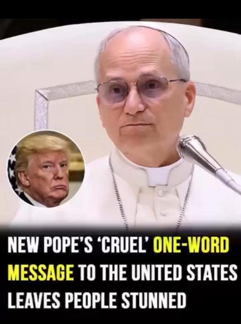 Popes one-word message to the United States goes viral!