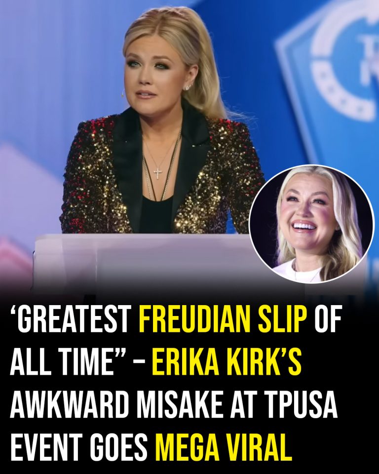 Erika Kirk’s slip of tongue causes major debate