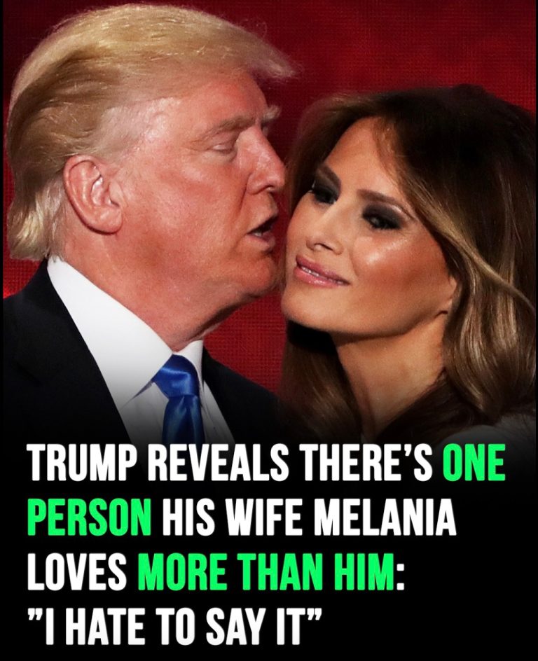 Donald Trump admits Melania loves someone more than him