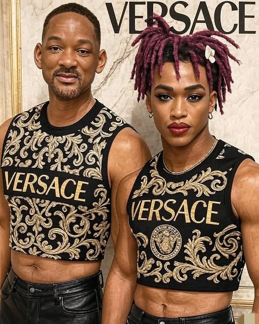 Will Smith & His Handsome Son Jaden Break the Internet in Versace Menswear — Redefining What Masculinity Really Means