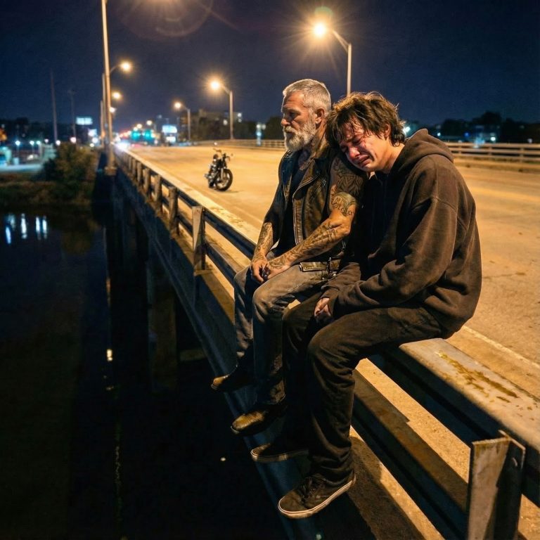 I Was Ready to Give Up, But a Biker Sat With Me for Hours—Here’s What Happened