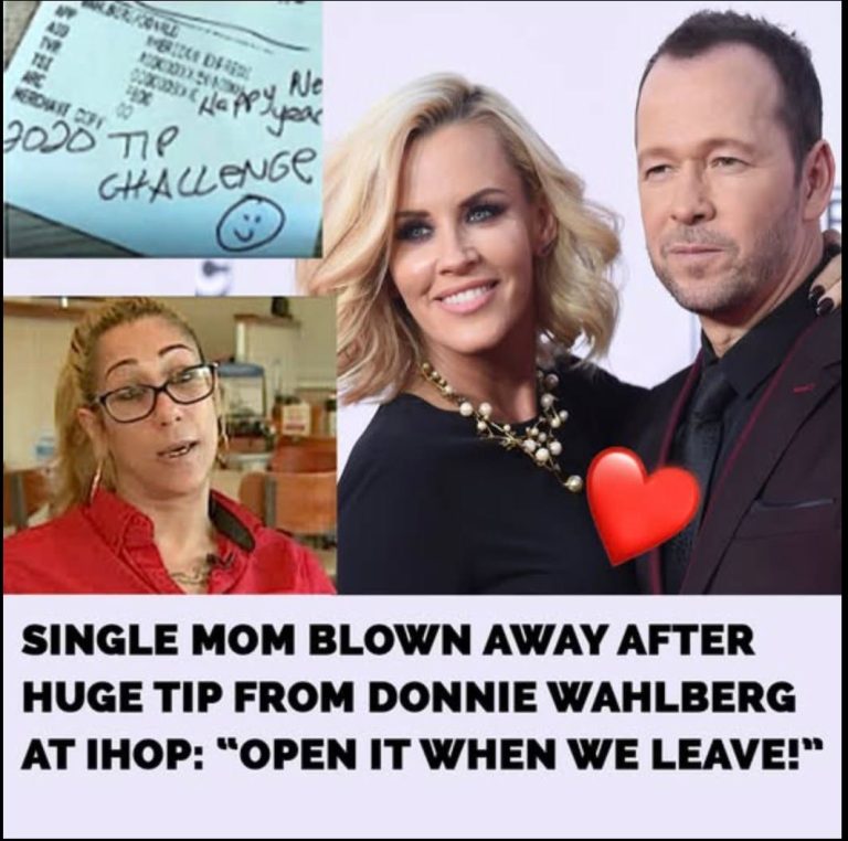 Single Mom Gets Unbelievable Tip from Donnie Wahlberg at IHOP—He Tells Her to Open It After Leaving