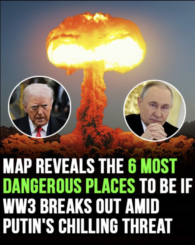 Map reveals the 6 most dangerous places to be if WW3 breaks out
