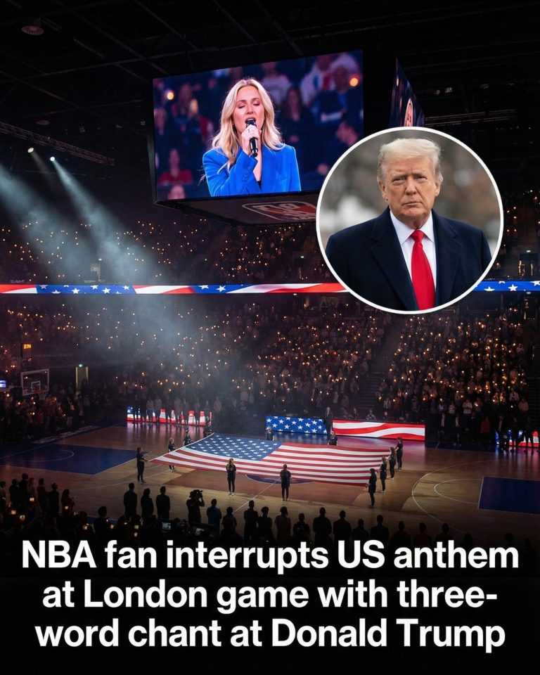 NBA Game in London Sees Crowd Moment During National Anthem
