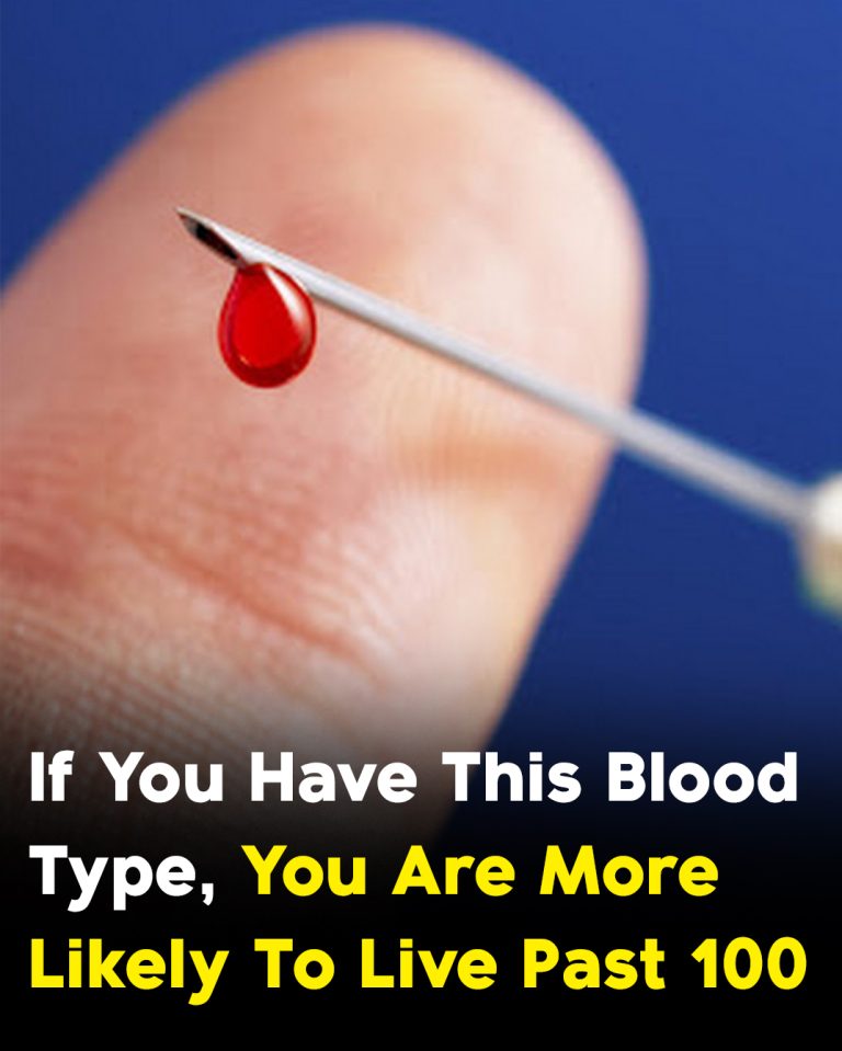 Studies indicate that people with this blood type have higher chance of living to 100