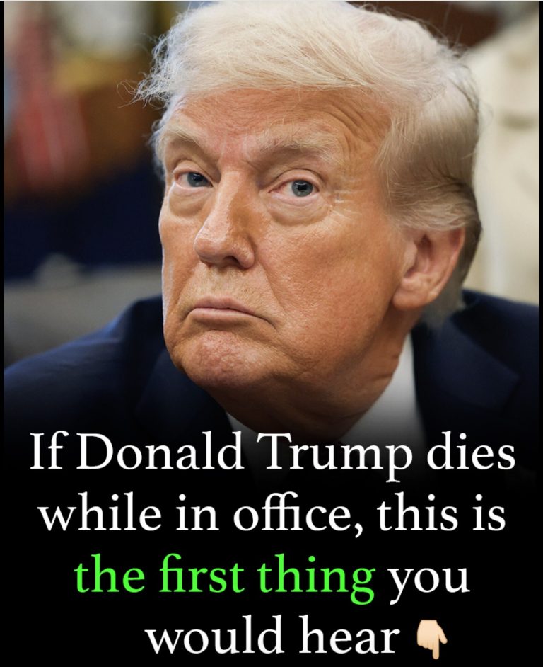 What Would Happen Immediately If Donald Trump Died While Serving as President?