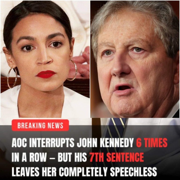 BREAKING: AOC Interrupts John Kennedy 6 Times in a Row, But His 7th Sentence Leaves Her Completely Speechless
