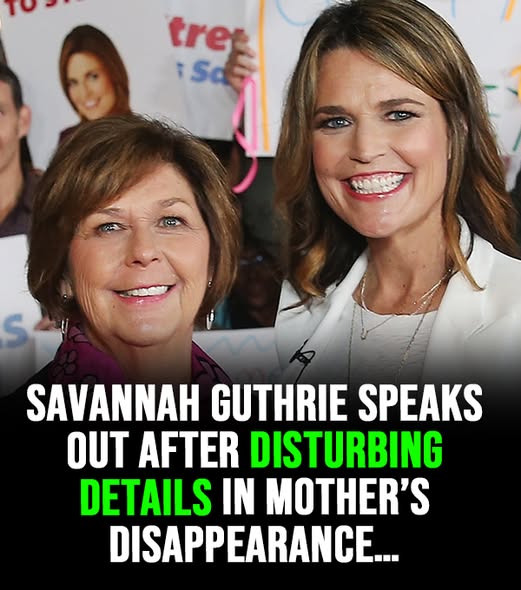 Savannah Guthrie breaks silence amid mother Nancy’s mysterious disappearance