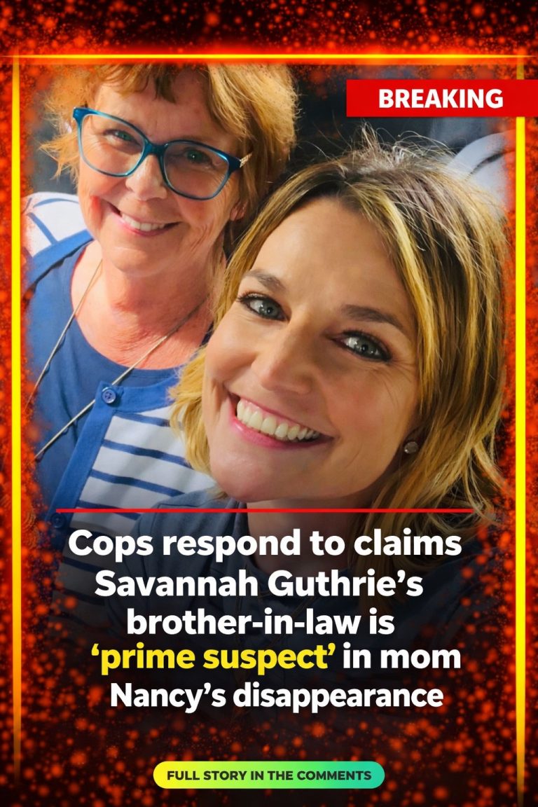 Cops respond to claims Savannah Guthries brother-in-law is prime suspect!