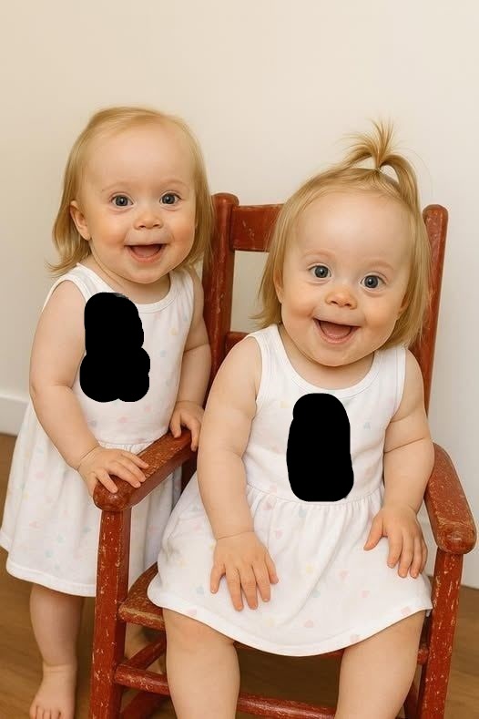 Young woman puts both babies inside the fir! See now