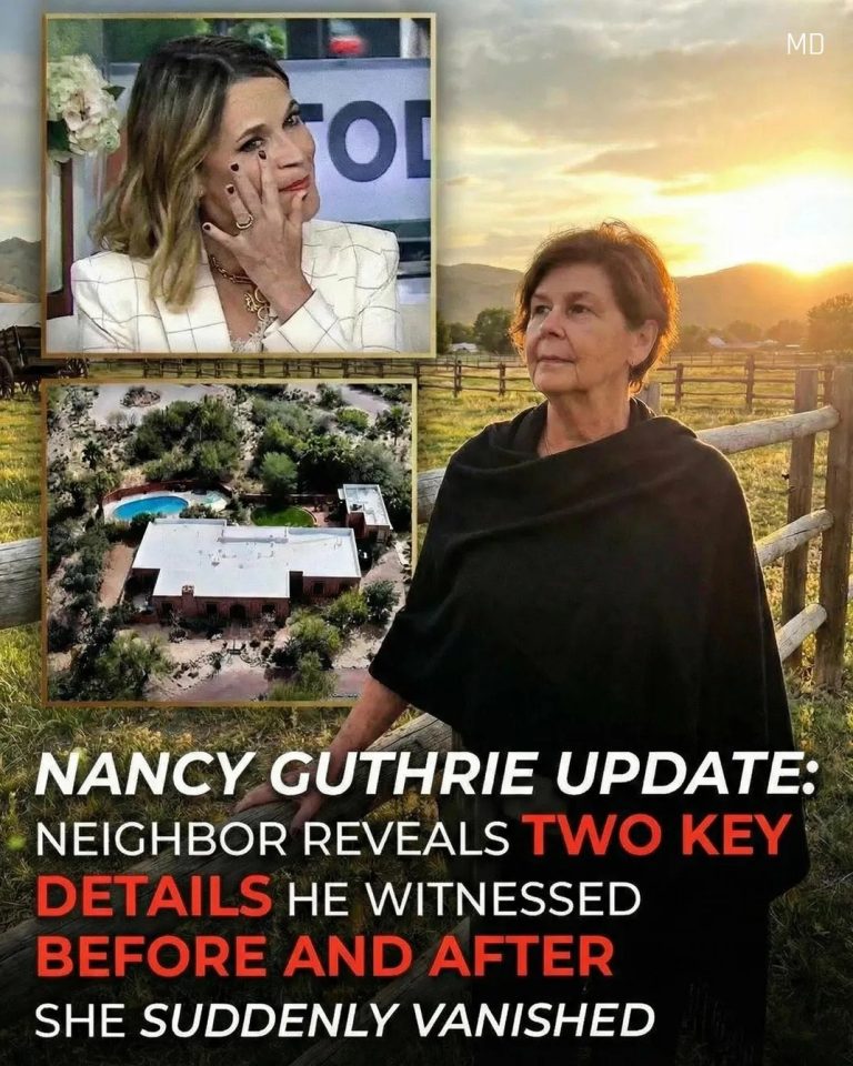 Neighbor Shares What Happened in the Area After Savannah Guthries Mother Went Missing!