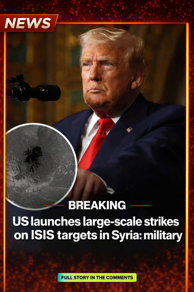 US launches large-scale strikes on ISIS targets in Syria: military