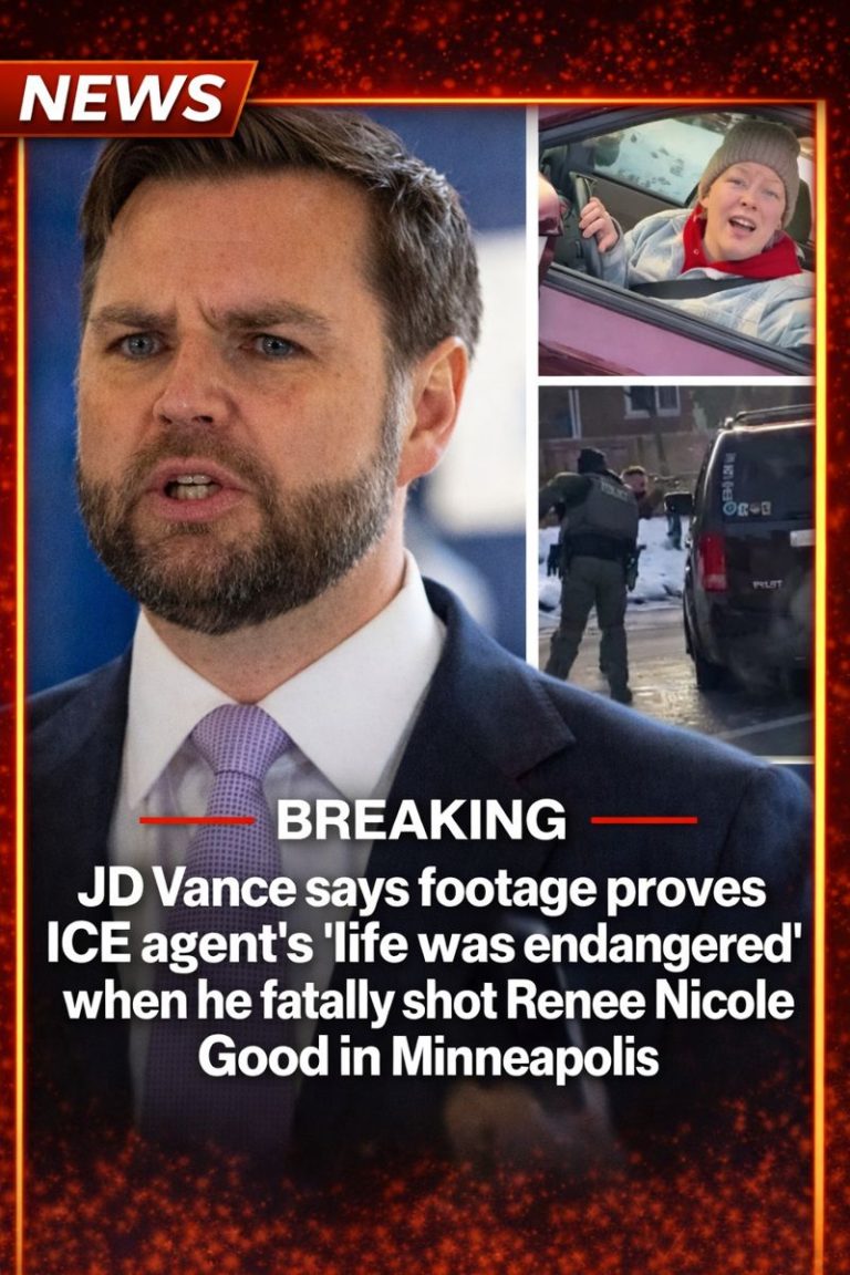 JD Vance says footage proves ICE agent’s ‘life was endangered