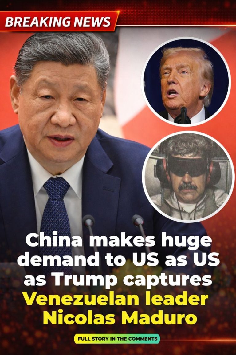 China makes huge demand to US as Trump captures Venezuelan leader Nicolas Maduro