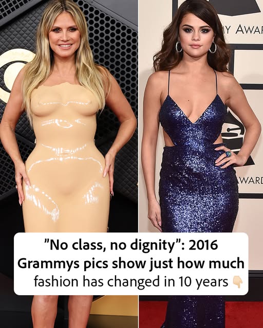 ”No class, no dignity”: 2016 Grammys pics show just how much fashion has changed in 10 years