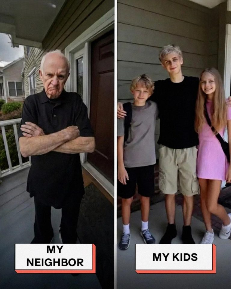 My Grumpy Neighbor Yelled at My Kids for 10 Years, When He Died, His Daughter Showed Up with a Box That Left Me Trembling!