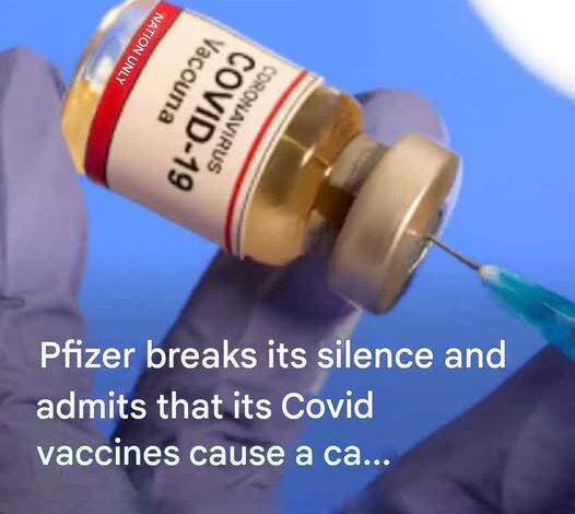 Pfizer admits its Covid vaccines cause a ca! see it