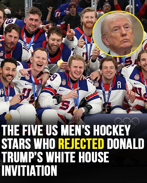 Here are the five US men’s hockey stars who rejected Trump’s White House invitation
