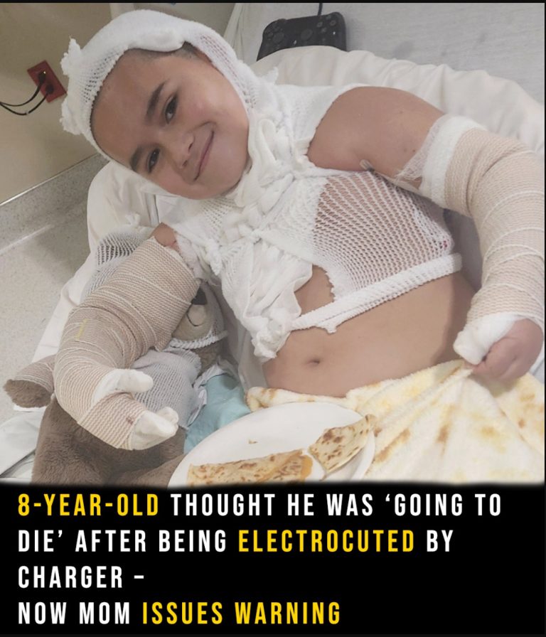 8-year-old boy almost dies after electrocution by phone in bed