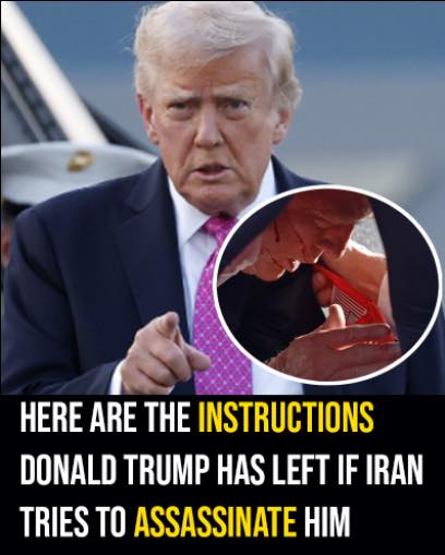 Here are the instructions Donald Trump has left if Iran tries to assassinate him