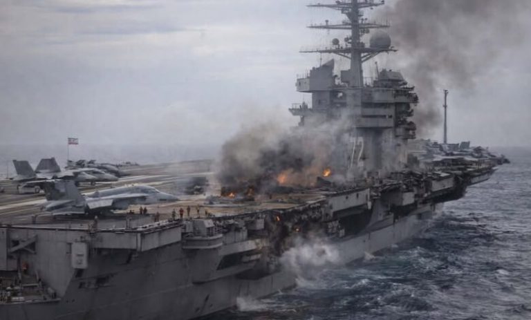 USS Abraham Lincoln Naval Giant Under Attack!