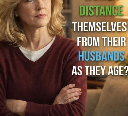 Why do women distance themselves from their husbands as they age?!