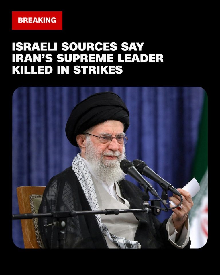 Trump says Iran’s supreme leader killed in strikes