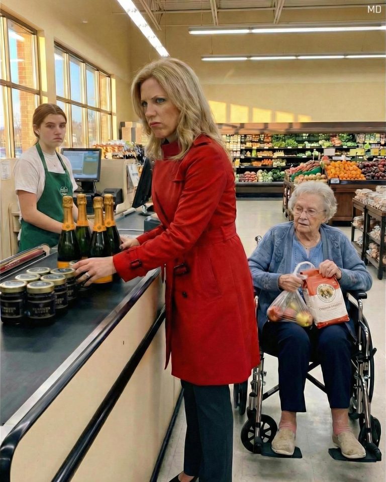 Woman Cuts in Line Ahead of My Mom’s Wheelchair at the Supermarket — Then a Store Announcement Changed Everything