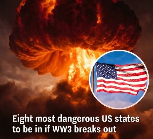 Which US States Could Face the Highest Risk in a Hypothetical Global Conflict?