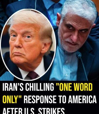 Iran chilling one word only response to America after US strikes!