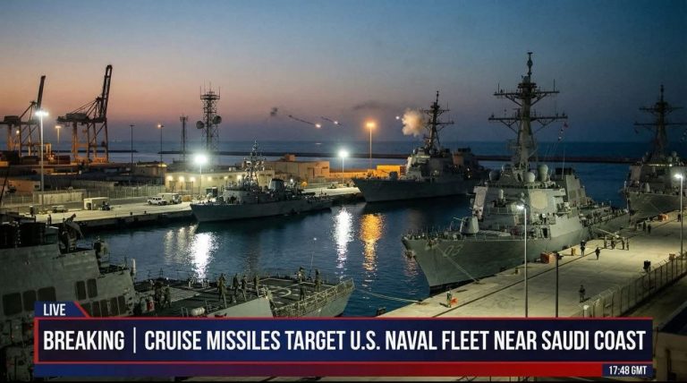 🔴 BREAKING: Iran targets the US Naval Fleet with Cruise Missiles…See more