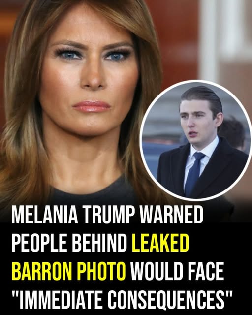 Melania Trump warned people behind leaked Barron photo would face “immediate consequences”