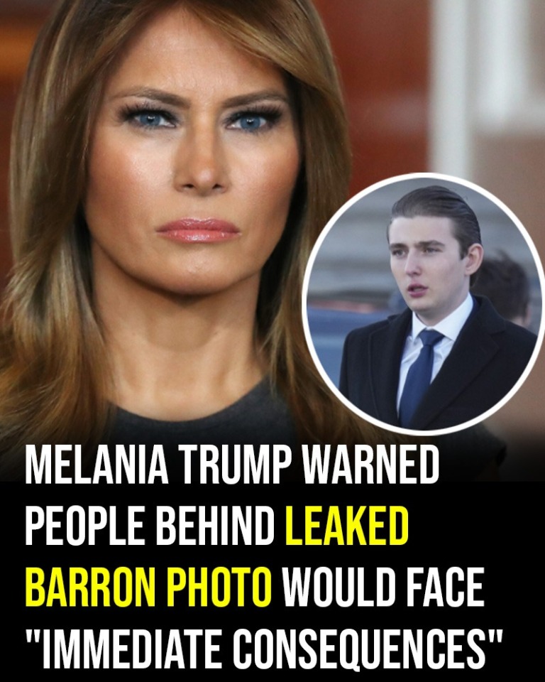 Melania Trump Vows Action After Leaked Barron Photo