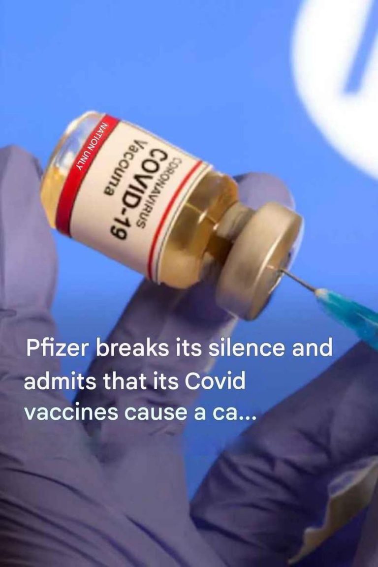 Pfizer admits its Covid vaccines cause a ca!