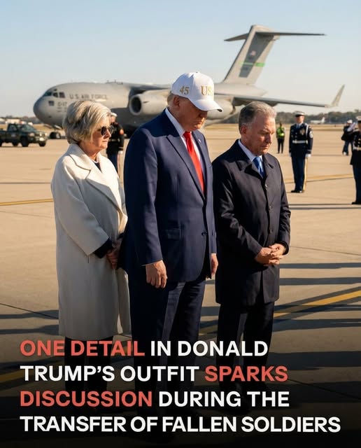 Detail in Donald Trump’s Outfit Noticed During Military Ceremony