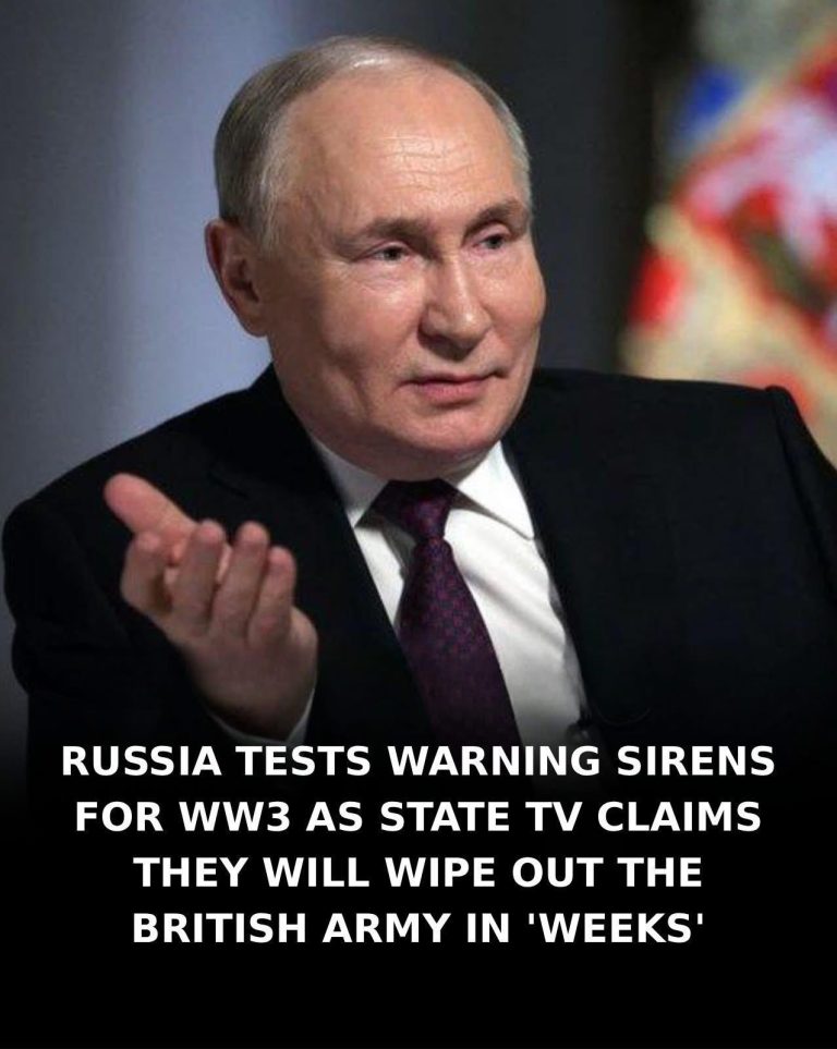 Russia conducts a nationwide warning siren test amid rising tensions!