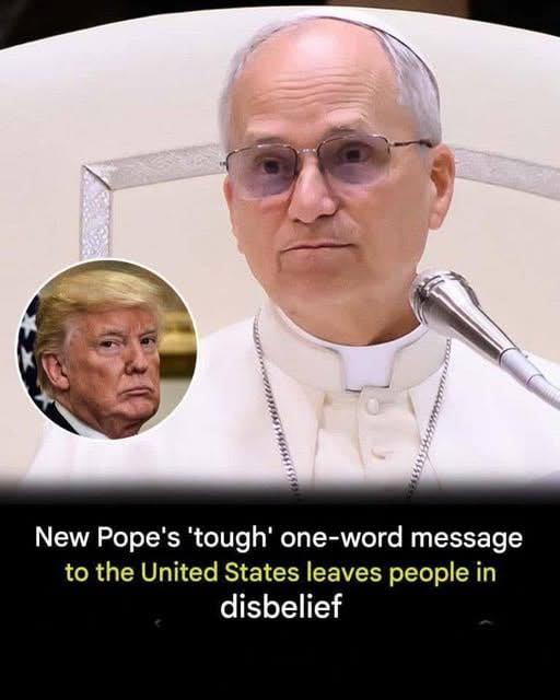 Popes unsettling one-word message!