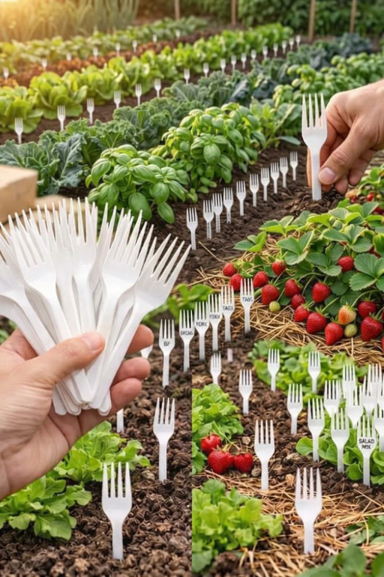 Why Some Gardeners Are Placing Plastic Forks in Their Vegetable Gardens