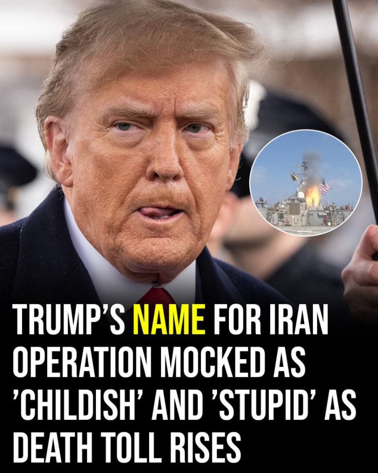 Trump name for Iran operation mocked as childish and stupid as death toll rises!