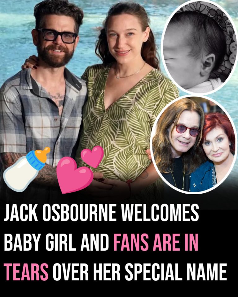 Jack Osbourne welcomes baby girl and fans are in tears over her special name