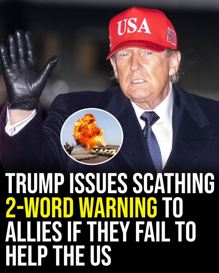 Trump Issues Two-Word Message to Allies Over Strait of Hormuz Situation