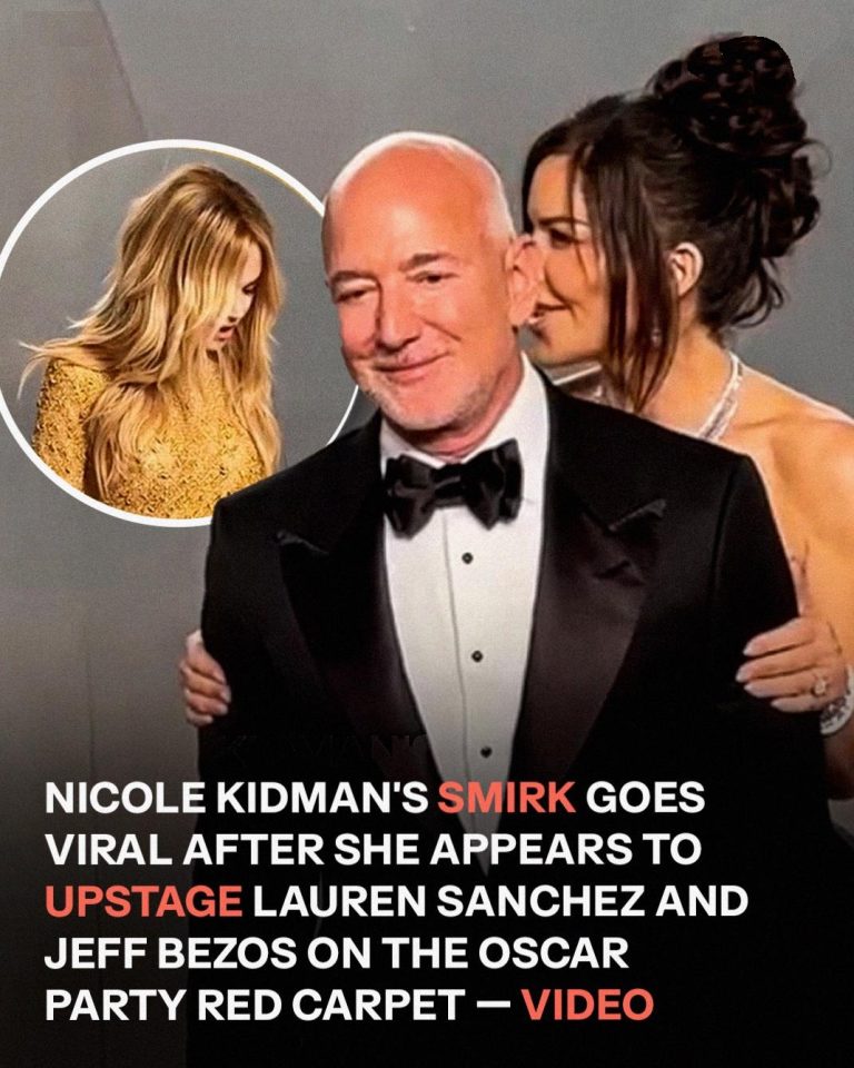 Nicole Kidman Steals the Spotlight by Photobombing Lauren Sánchez and Jeff Bezos at Vanity Fair Oscars Party