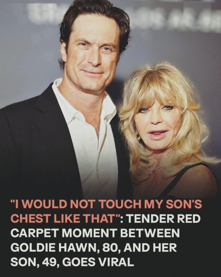 Goldie Hawn and Oliver Hudson Turn Heads with Red Carpet Moment