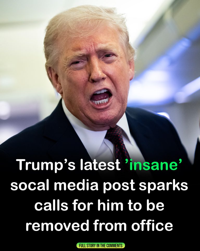 Trump’s latest Truth Social post about war sparks calls for his removal from office