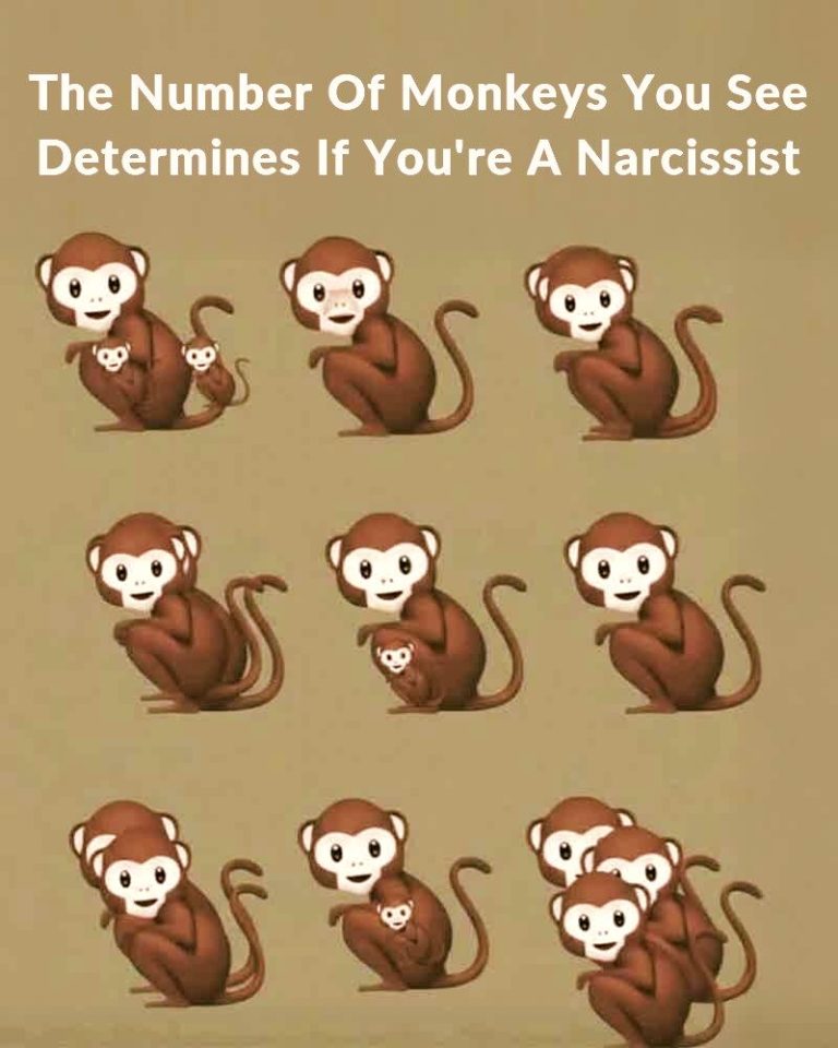 How Many Monkeys You Spot Could Reveal If You’re a Narcissist