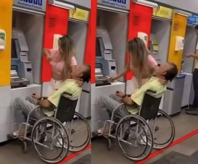 Woman takes her deceased uncle to withdraw money at the… See more