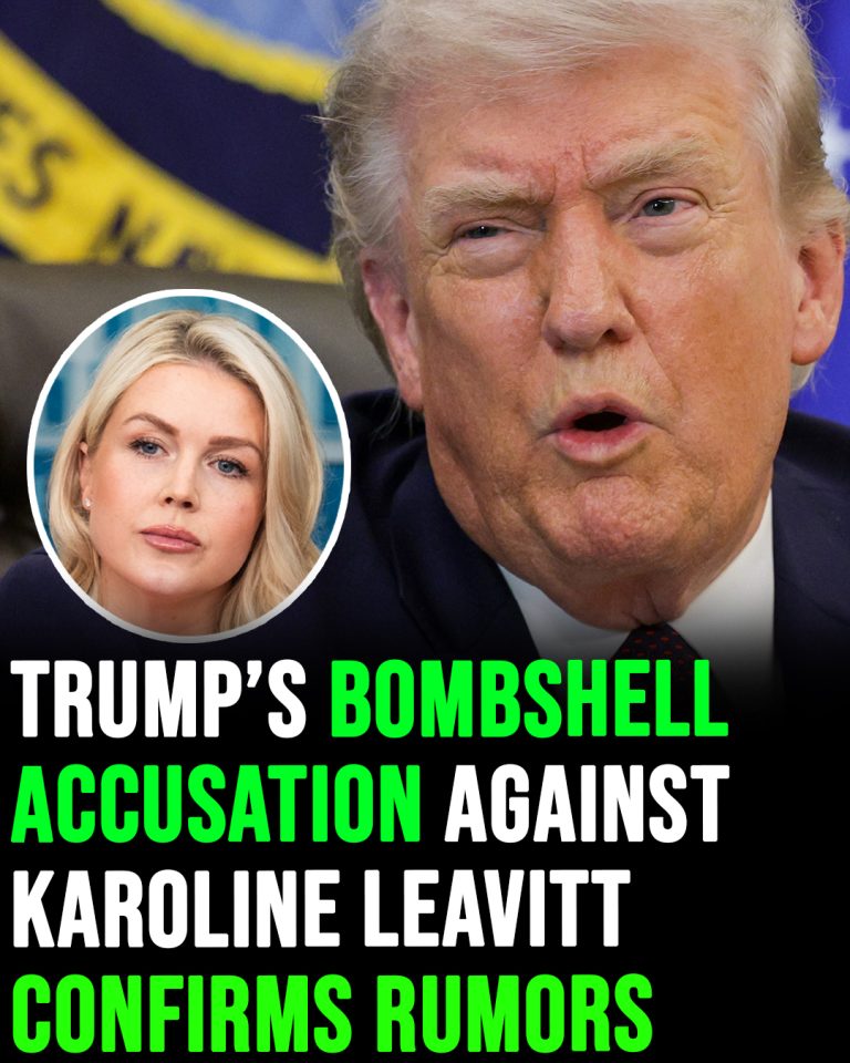 Trump’s bombshell accusation against Karoline Leavitt confirms rumors