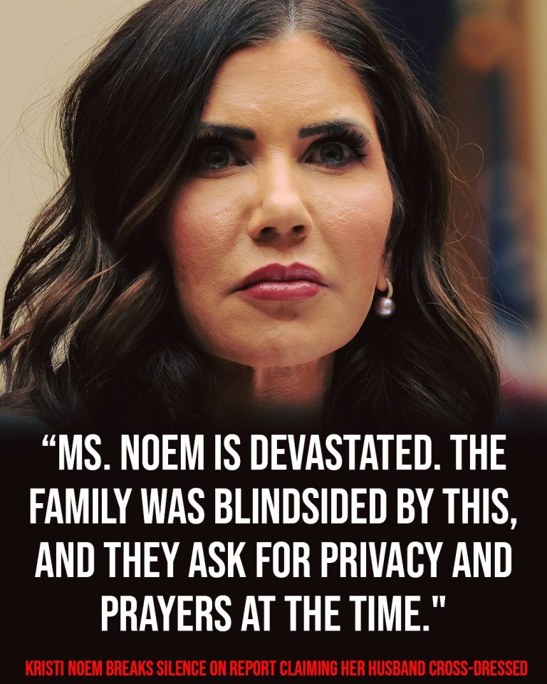 Kristi Noem responds as explosive photos emerge of ’secret crossdresser’ husband